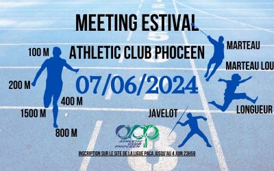 Meeting estival de l’Athletic Club Phocéen le 7 juin 2024