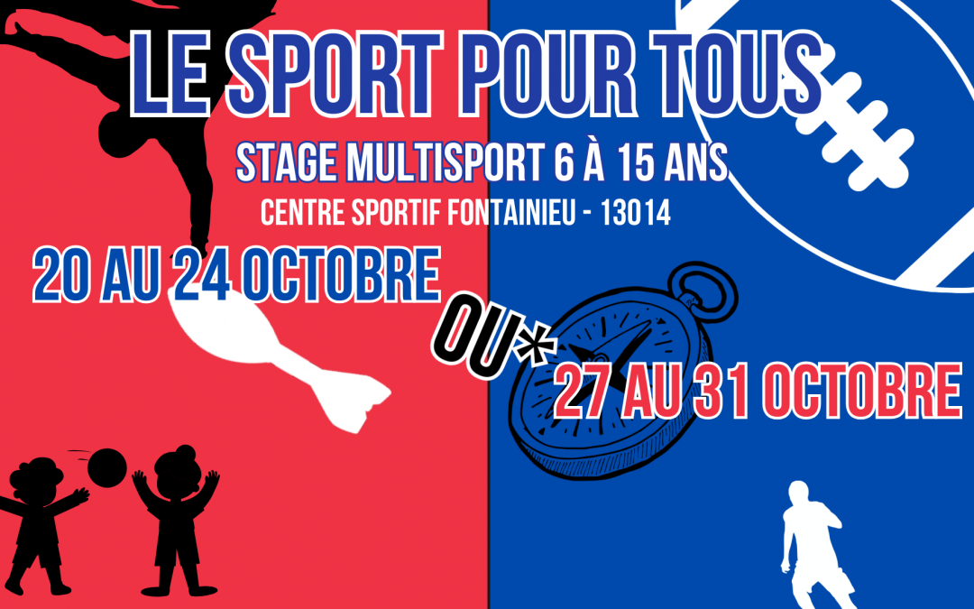 Le stage multisport est de retour ! – Octobre 2025