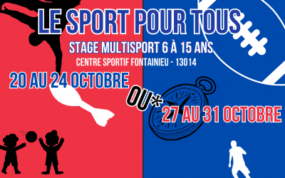 Le stage multisport est de retour ! – Octobre 2025